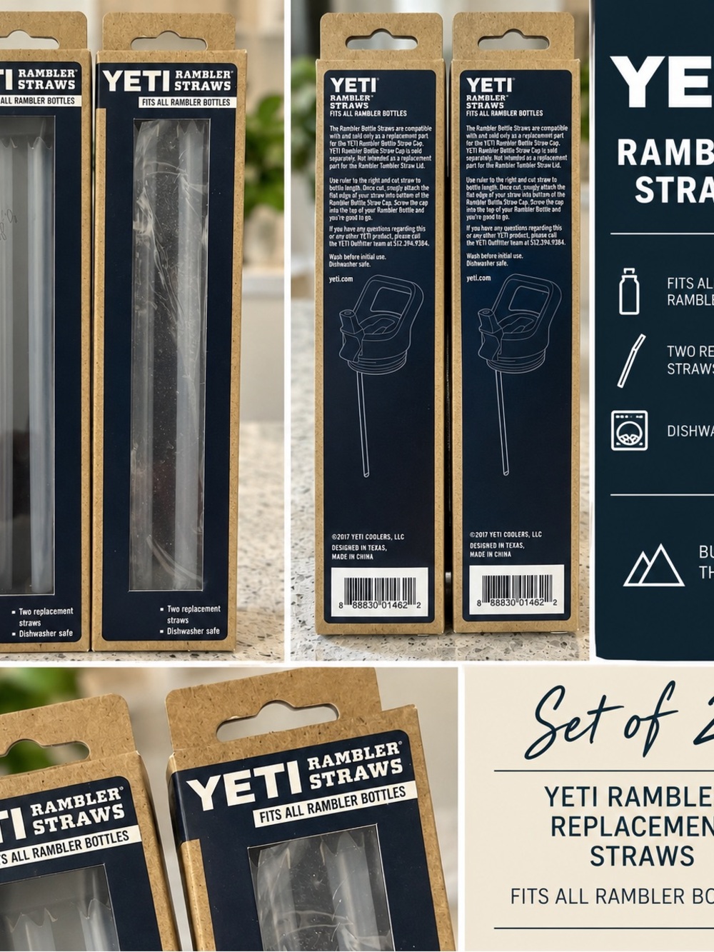 YETI Rambler Straws Packaging